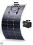 "SEAFLO" 100W SEMI-FLEXIBLE SOLAR PANEL